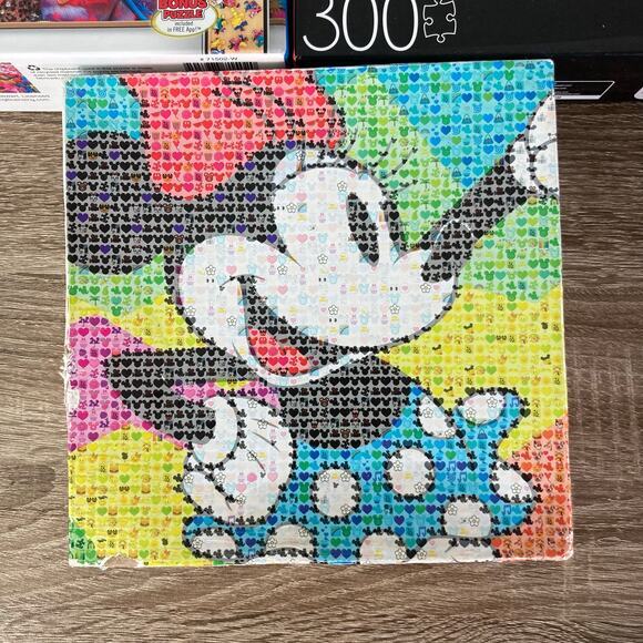 Ceaco Disney Emoji Minnie Mouse & Friends 300-1000 Pc Jigsaw Puzzle Set‎ - Picture 2 of 10